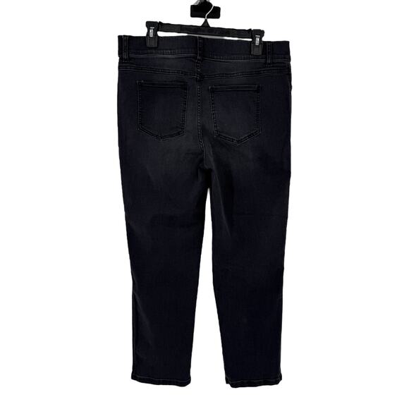 Spanx 20355R Ankle Straight Leg Denim Jeans faded black size X-Large XL - Picture 4 of 7